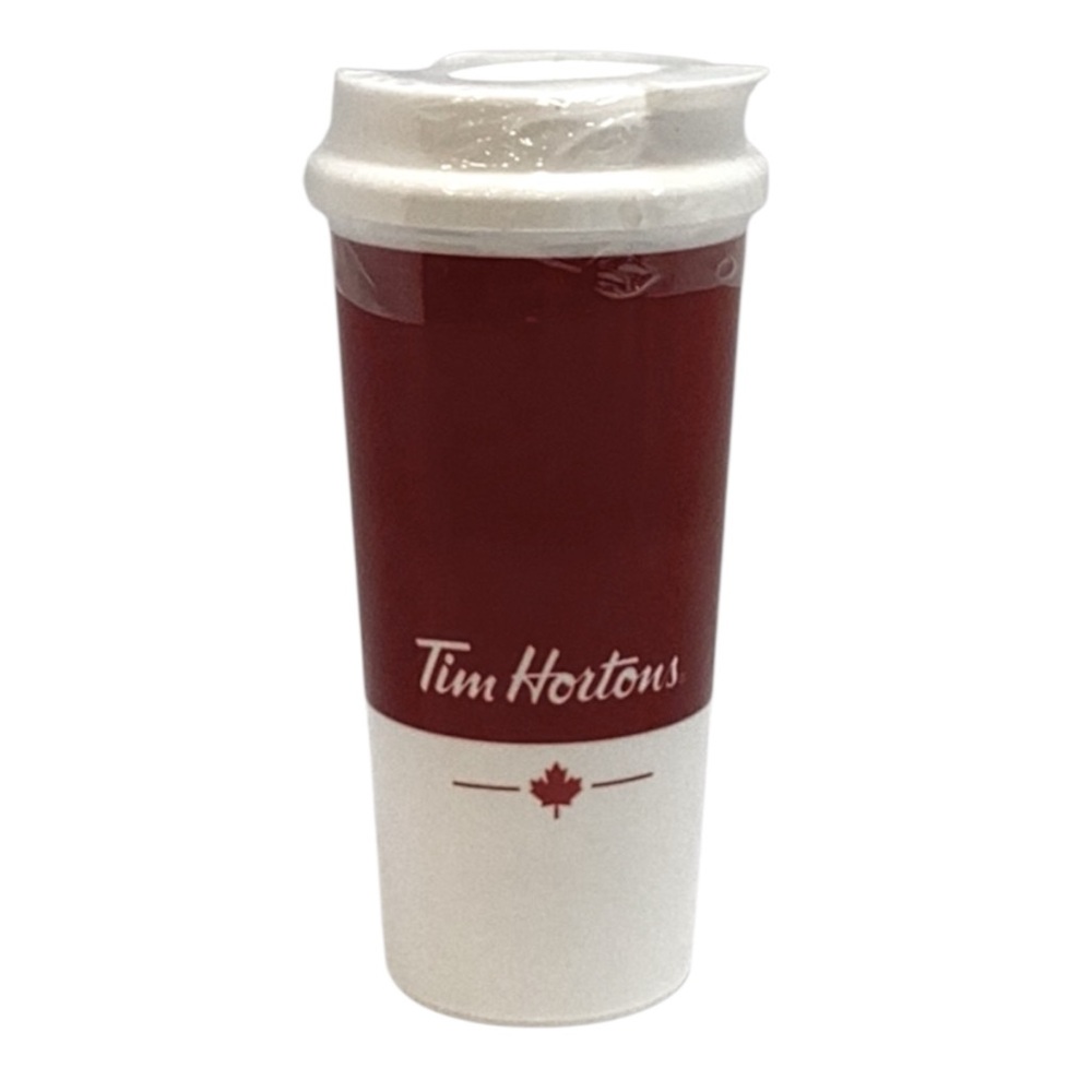 🦄 Tim Hortons Red and White Tumbler
